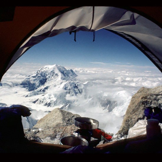 tent entrance